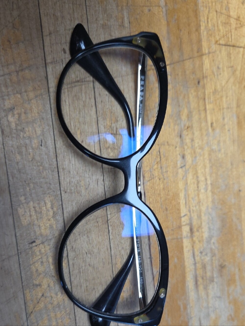 Prada Black Round Optical Glasses - Picture 1 of 7
